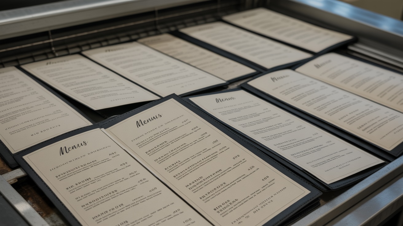 Printed Menus Printed Menus